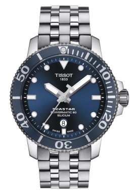 Часы Tissot Seastar 1000 Powermatic 80 Silicium T120.407.11.041.01